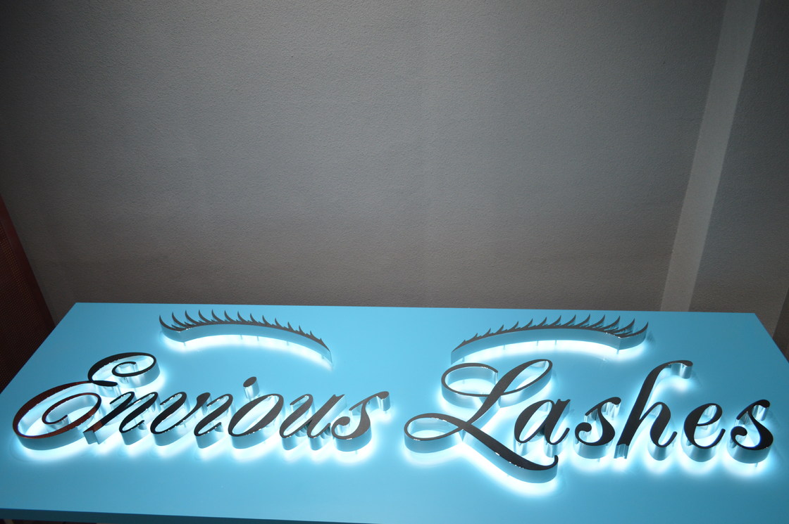 Fabricated Advertising Backlit Channel Letter Signs 3600K With Acrylic / PC Backer
